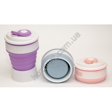 N-5283 Силиконовый складной стакан (350 ml)
