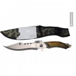 X-621018 НОЖ ФИКСИРОВАННЫЙ С ФОНАРИКОМ D19 32CM