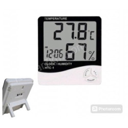 SK-642 ЦИФРОВОЙ ТЕРМОМЕТР С ГИГРОМЕТРОМ И ЧАСАМИ HTC1