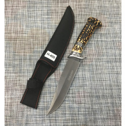 Охотничий нож с костяной ручкой 30см / Н-400