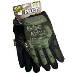 Перчатки военных Mechanix M-Pact с сенсорными пальцами цвет Олива
