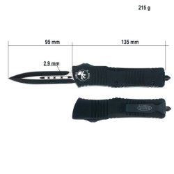Выкидной нож Microtech Combat Troodon | Фронтальный выкидной нож. a3328
